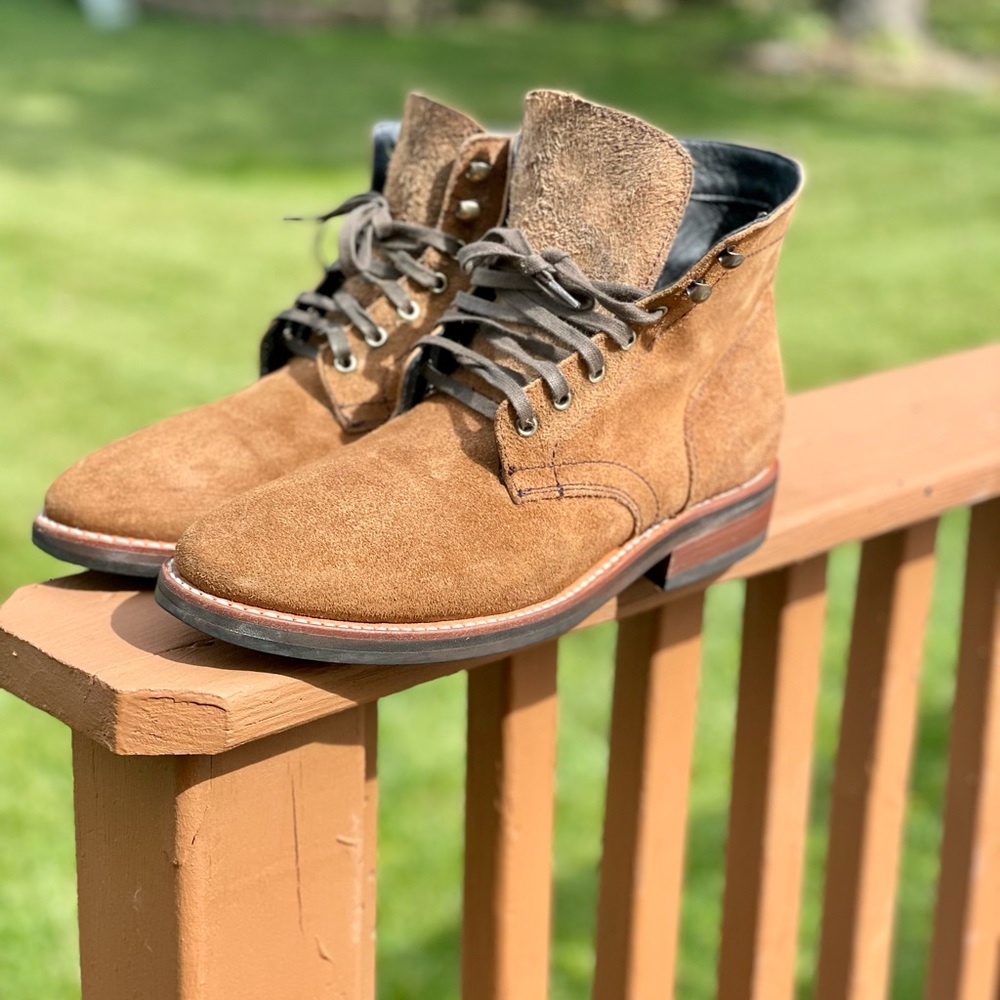 Thursday Boot Company President Honey suede 9m limited edition EUC weatherproof